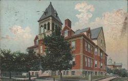High School Building, Allentown, PA Postcard