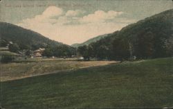 Golf Links looking toward Hotel, Bedford Springs, PA Postcard