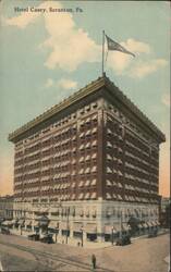 Hotel Casey, Scranton, PA Postcard