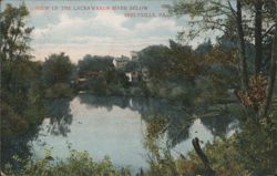 View Up the Lackawaxen River Below Seelyville Postcard