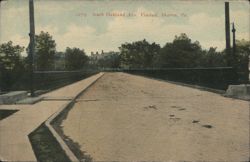 South Oakland Ave. Viaduct, Sharon, PA Postcard