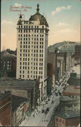 Keenan Building, Pittsburg, PA - Street View Postcard