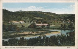 Buckwood Inn, Shawnee-on-Delaware Postcard