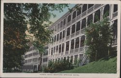 North Wing Bedford Springs Hotel Postcard