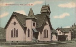 Methodist Church, Port Allegany, PA Postcard