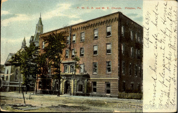 Y.M.C.A. And M. E. Church Pittston Pennsylvania
