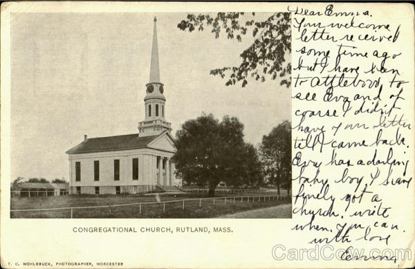 Congregational Church Rutland Massachusetts