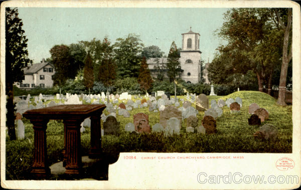 Christ Church Churchyard Cambridge Massachusetts