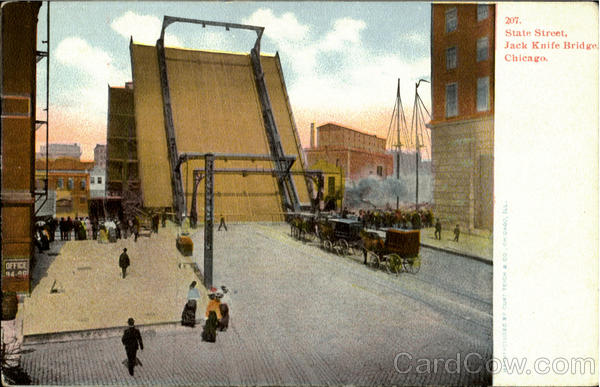 Jack Knife Bridge, State Street Chicago Illinois