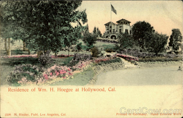 Residence Of Wm. H. Hoegee Hollywood California