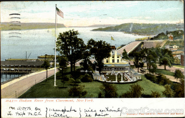 Hudson River from Claremont New York City