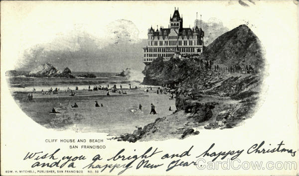 Cliff House And Beach San Francisco California