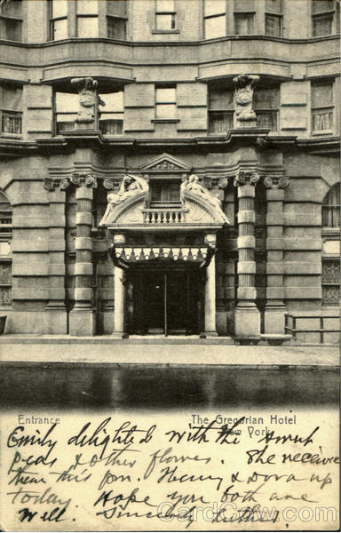 Entrance The Gregorian Hotel New York
