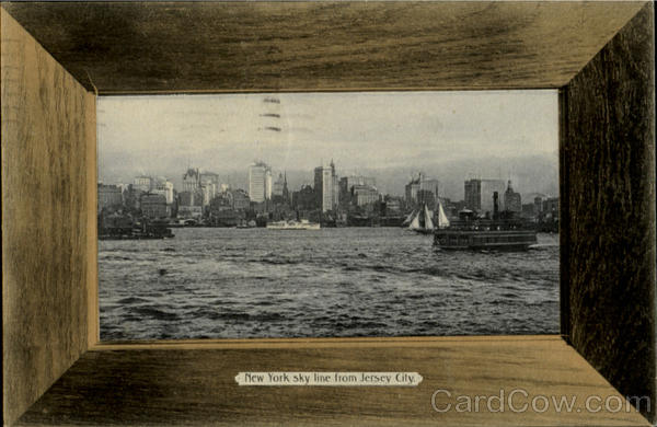 New York Sky Line From Jersey City New Jersey