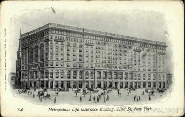 Metropolitan Life Insurance Building, 23rd St New York