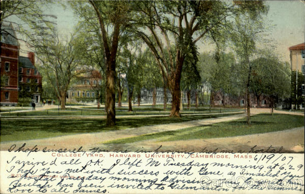 College Yard, Harvard University Cambridge Massachusetts