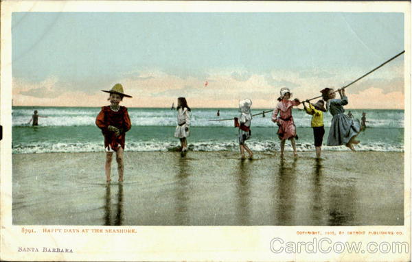 Happy Day At The Seashore Santa Barbara California