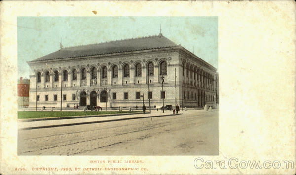 Boston Public Library Massachusetts
