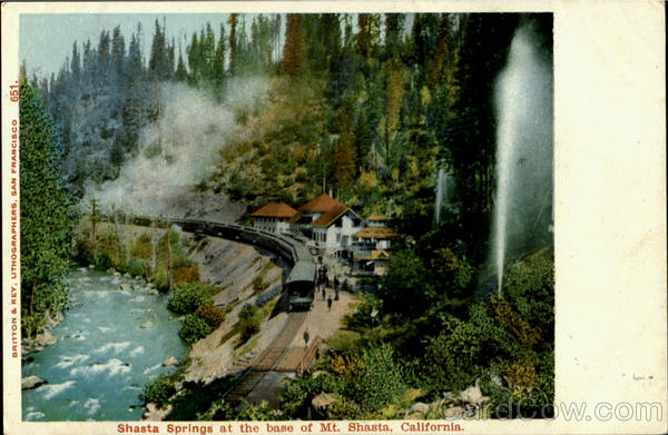 Shasta Springs At The Base Of Mt. Shasta California