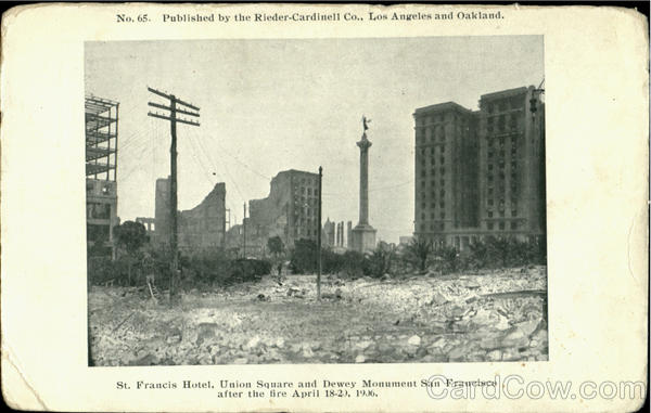 St. Francis Hotel, Union Square San Francisco California