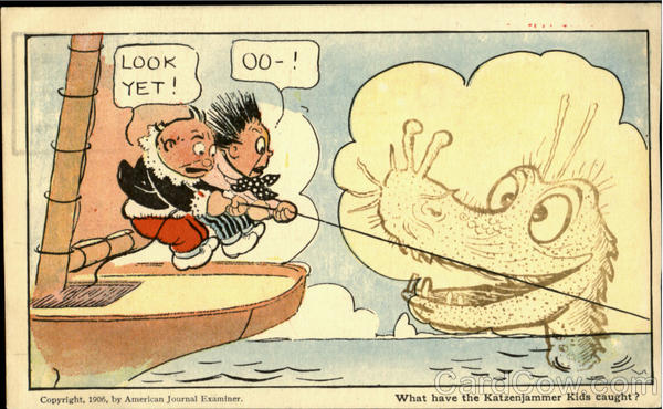What Have The Katzenjammer Kids Caught? Comic, Funny
