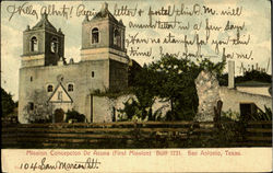 Mission Concepcion De Acuna Postcard