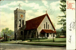 St. Gabriel's Roman Catholic Church New Rochelle, NY Postcard Postcard