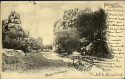 Box Canon Prescott, AZ Postcard Postcard