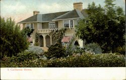 A California Home Postcard