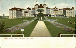 Potter Hotel Santa Barbara, CA Postcard Postcard