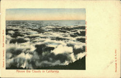 Above The Clouds In California Postcard