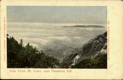 View From Mt. Lowe Postcard