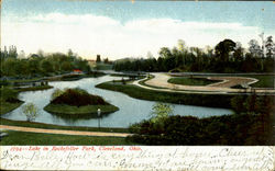 Lake In Rockefeller Park Postcard