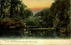 West Rock Park Scene New Haven, CT Postcard Postcard