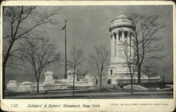 Soldiers & Sailors Monument Postcard