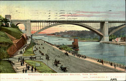 Speedway And Washington Bridge New York, NY Postcard Postcard