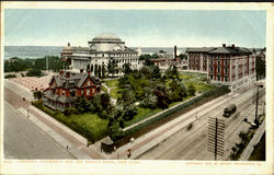 Columbia University And The Hudson River Postcard