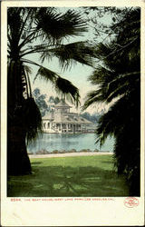 The Boat House, East Lake Park Postcard