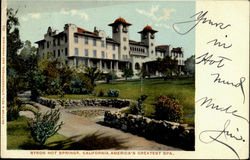 America's Greatest Spa, Byron Hot Springs California Postcard Postcard