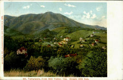 Mt. Tamalpals Mill Valley, CA Postcard Postcard