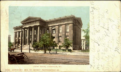 Court House And Hall Of Records Postcard