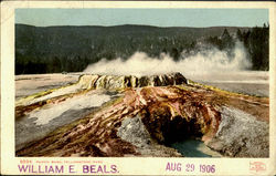 Punch Bowl, Yellowstone Park Postcard