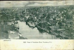 Head Of Providence River Rhode Island Postcard Postcard