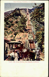 Mt. Lowe Incline Postcard