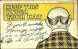 Keep This Under Your Hat Postcard