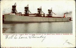 Augustus B. Wolvin Superior, WI Postcard Postcard