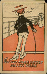 You Get Some Lovely Walks Here Postcard