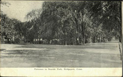 Entrance To Seaside Park Postcard