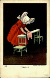 Tuesday Sunbonnet Postcard