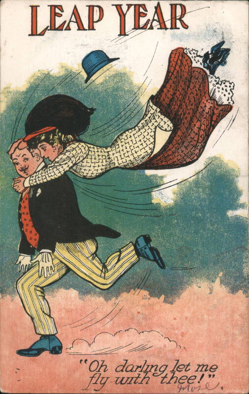 Leap Year Proposal: Oh darling let me fly with thee!
